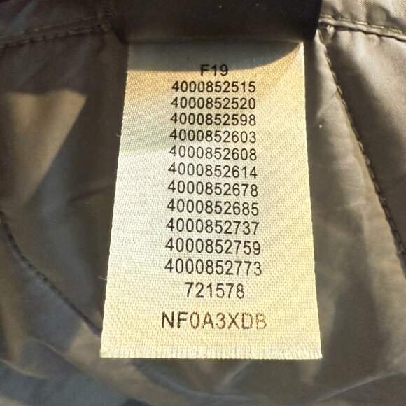 The North Face Tamburello Quilted Hooded Jacket Women's Size Small Grey Puffer - Picture 7 of 11